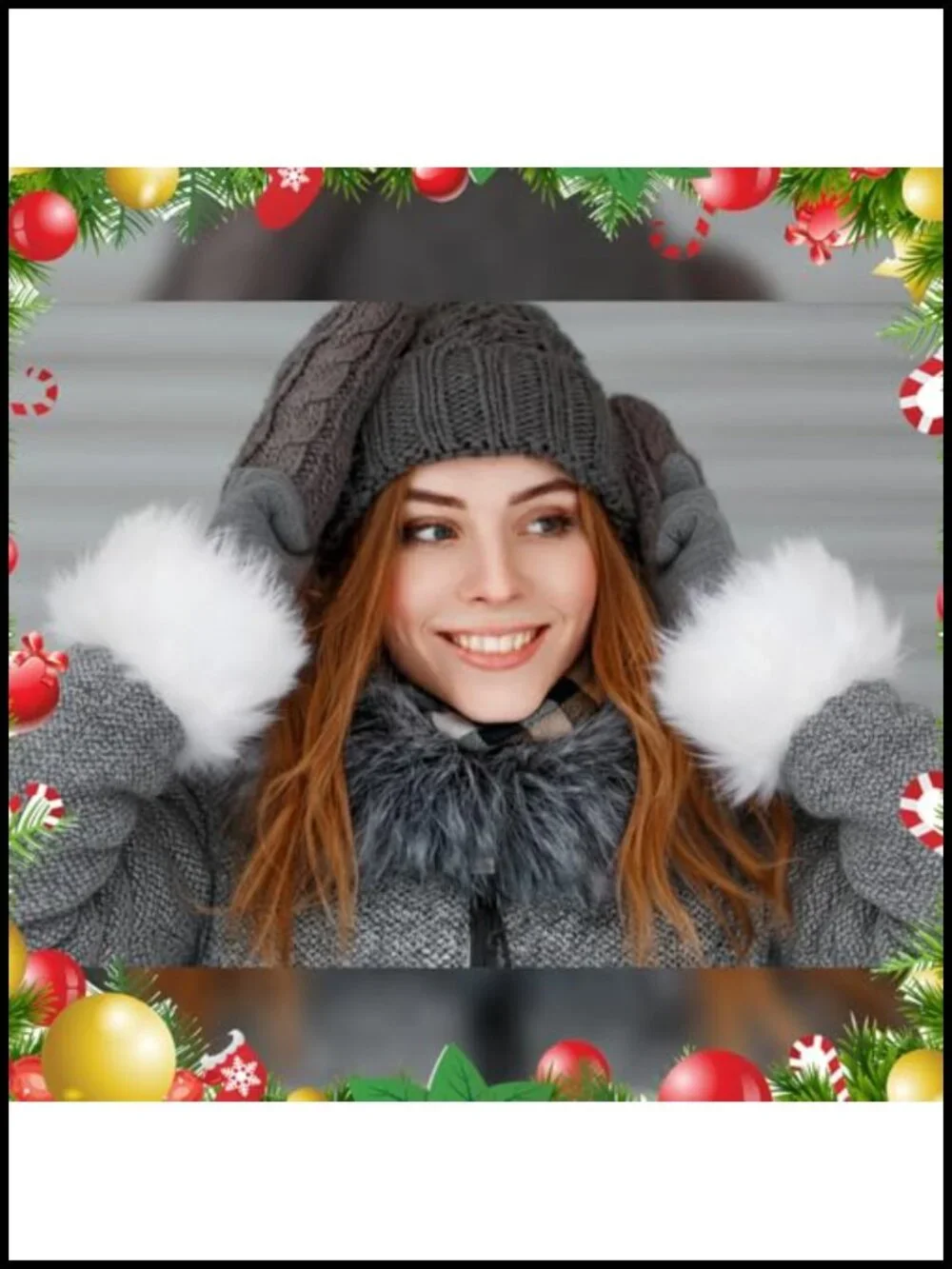 Faux Fur Cuffs and Leg Warmers Set Women Winter Boot Accessories